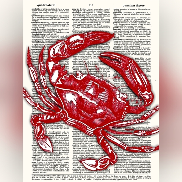 2 Ocean Life Book Art Prints - Picture 3 of 12